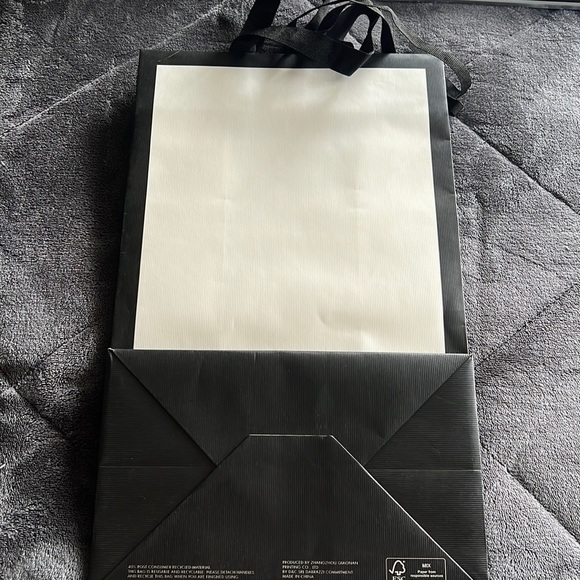 Authentic GUCCI Shoe Box Shopping bag black and white - Picture 3 of 4